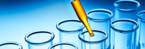 test tubes and pipette