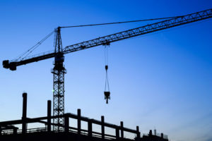construction site - cranes